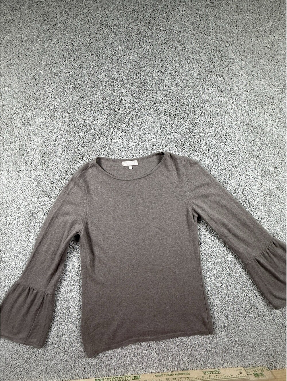 Benedetta B Made In Italy Sweater Womens Small Camel Knit Merino Wool Cashmere